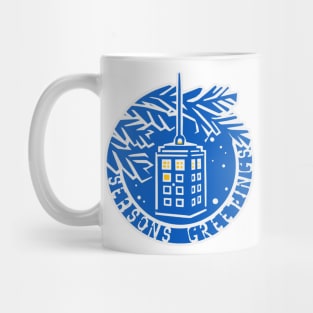 Tardis Season's Greetings Mug